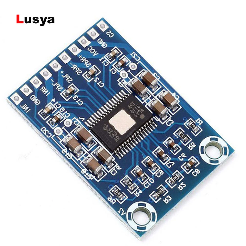 Mini size built-in TPA3116D2 chip with the power of 2*50W channel class D power amplifier board G4-012
Mini size built-in TPA3116D2 chip with the power of 2*50W channel class D power amplifier board G4-012