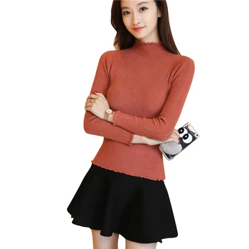 Chompas de mujer para el invierno 2019 Spring Autumn Winter Women Knitted Sweaters and Pullovers Turtleneck Pullover Feminino
Chompas de mujer para el invierno 2019 Spring Autumn Winter Women Knitted Sweaters and Pullovers Turtleneck Pullover Feminino