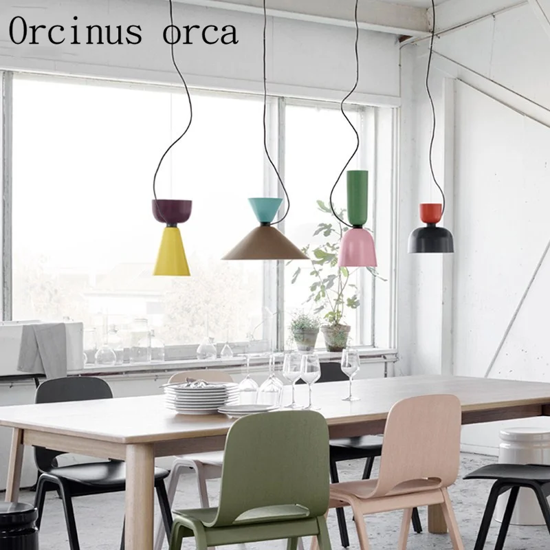Nordic modern simple single color matching chandeliers restaurants bars bedroom creative personality decorative Chandelier
Nordic modern simple single color matching chandeliers restaurants bars bedroom creative personality decorative Chandelier