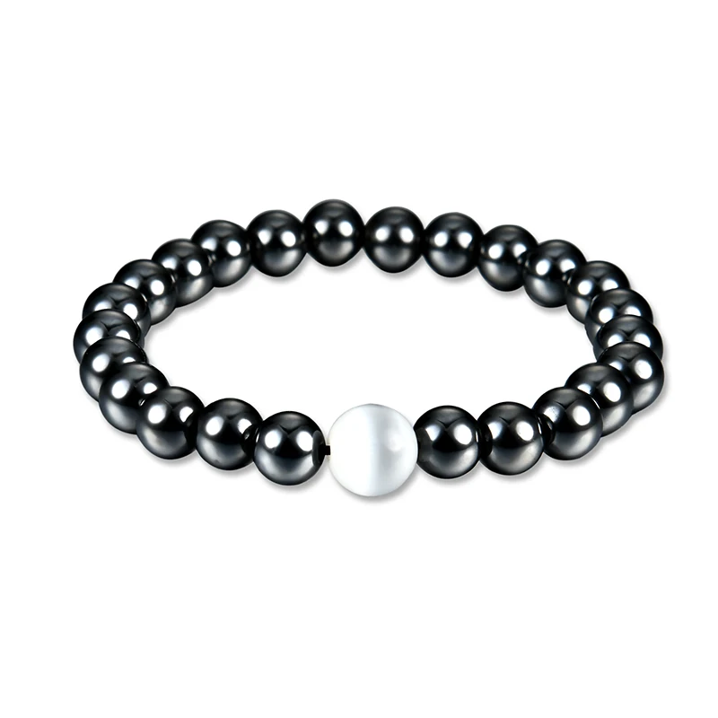 Fashion Natural Stone Magnetite Black Gallstone Beaded Bracelet Health Bangle for Women Men Jewelry #3
Fashion Natural Stone Magnetite Black Gallstone Beaded Bracelet Health Bangle for Women Men Jewelry #3