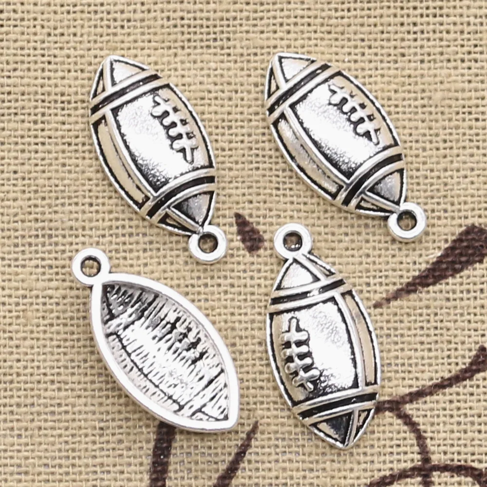 30pcs Charms Rugby Football 22x10mm Antique Silver Color Pendants DIY Necklace Crafts Making Findings Handmade Tibetan Jewelry
30pcs Charms Rugby Football 22x10mm Antique Silver Color Pendants DIY Necklace Crafts Making Findings Handmade Tibetan Jewelry