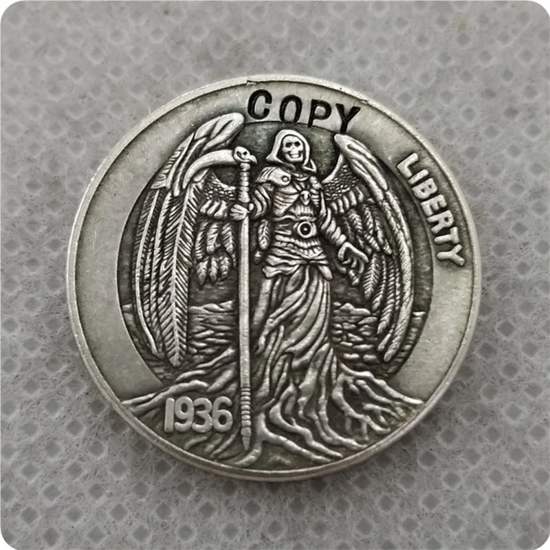 Hobo Nickel Coin_Type #54_1936-D BUFFALO NICKEL copy coins commemorative coins collectibles
Hobo Nickel Coin_Type #54_1936-D BUFFALO NICKEL copy coins commemorative coins collectibles