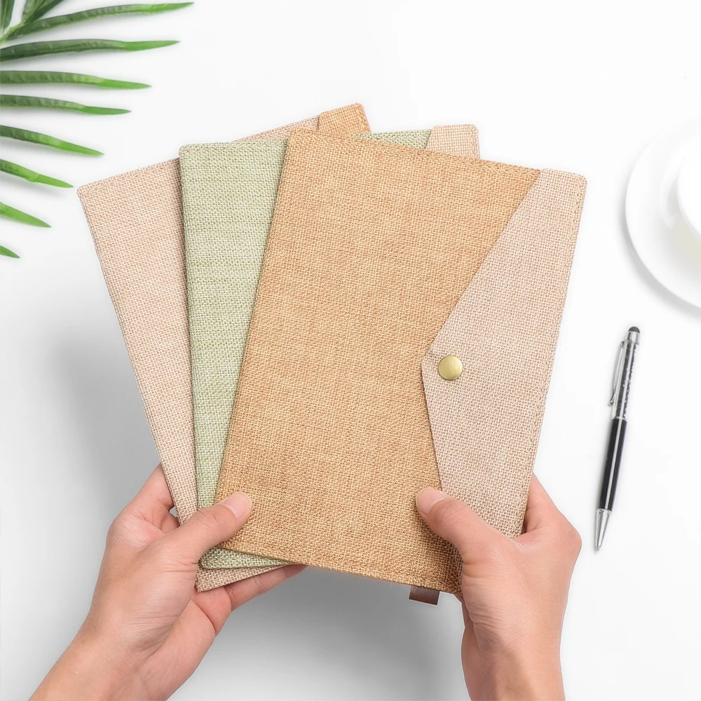 A4/A5 Simple Big Capacity Linen File Folder Document Bag Canvas Felt Briefcase Portable Organizer Office Paper Holder | Канцтовары для
