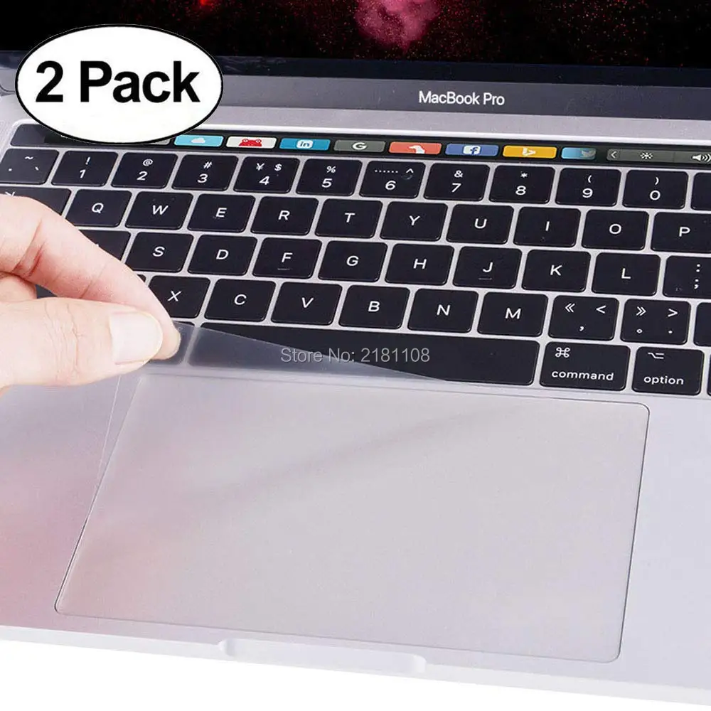 2Pack Clear Anti-scratch Trackpad Protector Touchpad Cover Skin for NEWEST Macbook Pro 13" A1708 15" A1990A1707 12"A1534
2Pack Clear Anti-scratch Trackpad Protector Touchpad Cover Skin for NEWEST Macbook Pro 13" A1708 15" A1990A1707 12"A1534