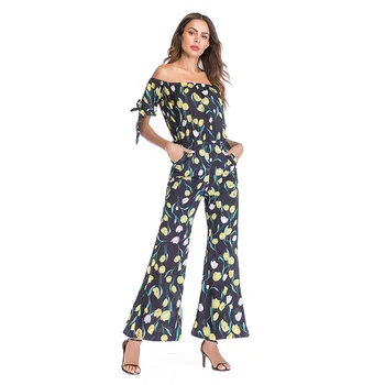2019 women Super Comfy Floral Jumpsuit Off Shoulder Backless Rompers Fashion Trend Jumpsuit Loose Piece Long Trousers Pants
2019 women Super Comfy Floral Jumpsuit Off Shoulder Backless Rompers Fashion Trend Jumpsuit Loose Piece Long Trousers Pants