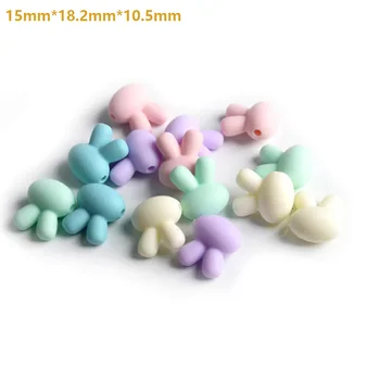50pcs/Pack Cute Rabbit Silicone Beads Baby Teething Beads Safe Food Grade Nursing Chewing For Baby DIY Loose Silicone Beads
50pcs/Pack Cute Rabbit Silicone Beads Baby Teething Beads Safe Food Grade Nursing Chewing For Baby DIY Loose Silicone Beads