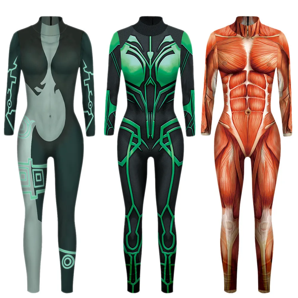 Attack On Titan Hero Bodybuilding Simulated muscle Cosplay Costume Top Halloween women sexy uniform Funny Costume Bodysuit Power
Attack On Titan Hero Bodybuilding Simulated muscle Cosplay Costume Top Halloween women sexy uniform Funny Costume Bodysuit Power
