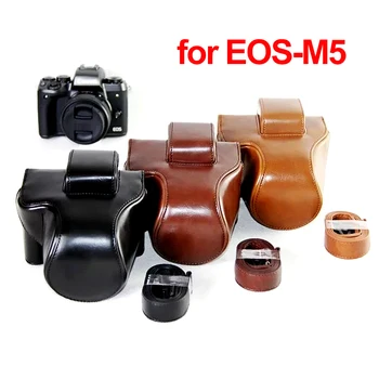 PU Leather Case Bag w/ Shoulder Strap for Canon EOS M5 (15-45mm Lens) Digital Camera Black/Brown/Coffee
PU Leather Case Bag w/ Shoulder Strap for Canon EOS M5 (15-45mm Lens) Digital Camera Black/Brown/Coffee