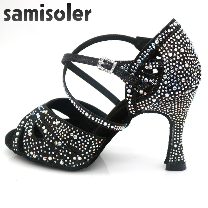 Samisolerlatin Танцы женская обувь zapatos de baile latino mujer; Красивая обувь черного цвета из сатина Для женщин сальса вечерние бальные туфли
Samisolerlatin Танцы женская обувь zapatos de baile latino mujer; Красивая обувь черного цвета из сатина Для женщин сальса вечерние бальные туфли