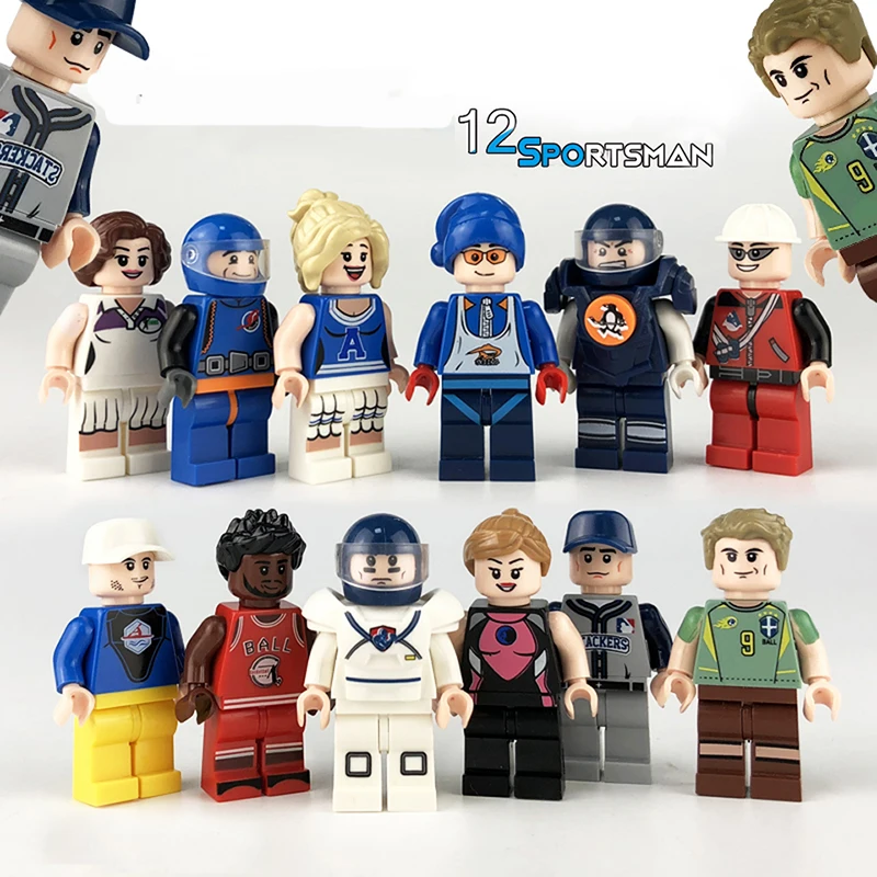 Wholesale LegoINGlys Minifigure Series set Building Blocks Bricks Figures Sportsman Athlete Toys for kids Christmas Gift
Wholesale LegoINGlys Minifigure Series set Building Blocks Bricks Figures Sportsman Athlete Toys for kids Christmas Gift