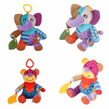 Baby Rattles Newborn Toys Baby Multi-function Plush Cute Cartoon Animal Doll +Round Teether+Detachable Bib+Bead Rattle
Baby Rattles Newborn Toys Baby Multi-function Plush Cute Cartoon Animal Doll +Round Teether+Detachable Bib+Bead Rattle