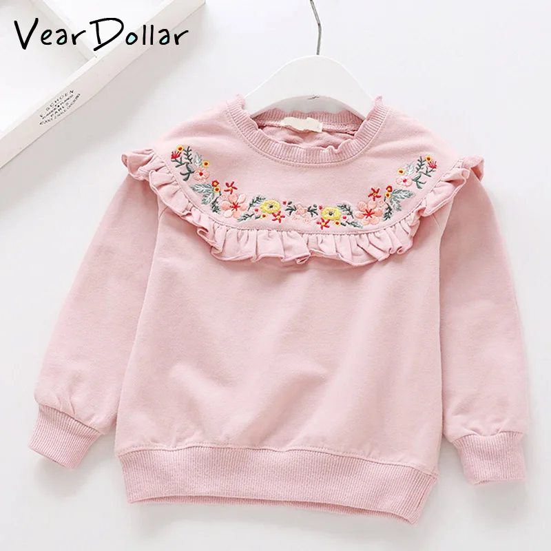 VearDoller Girls Tops Autumn Long Sleeve Floral Embroidery Children Pullover 2018 New Casual Ruffles Kids Girl Sweatshirt
VearDoller Girls Tops Autumn Long Sleeve Floral Embroidery Children Pullover 2018 New Casual Ruffles Kids Girl Sweatshirt