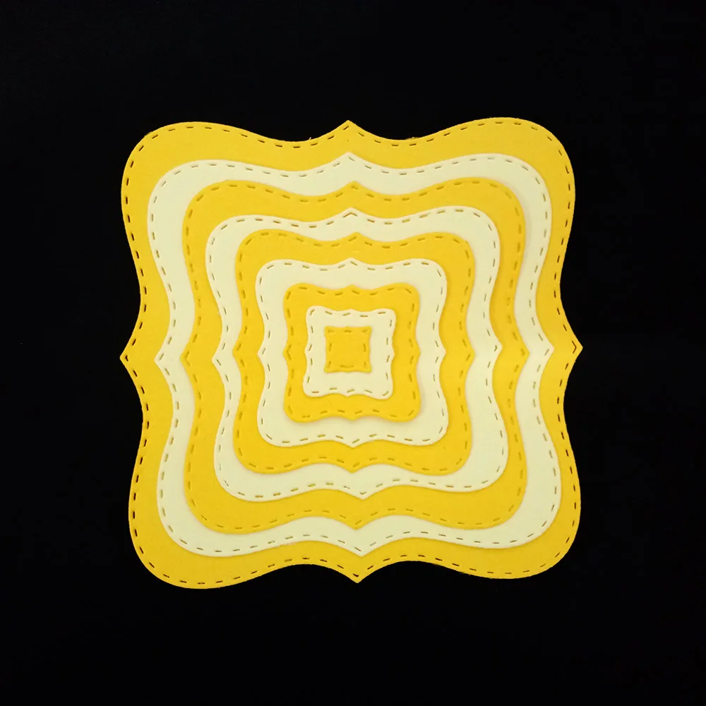 Metal Cutting Dies Stencils Irregular Square for DIY Scrapbooking/photo album Decorative Embossing DIY Paper Cards 
Metal Cutting Dies Stencils Irregular Square for DIY Scrapbooking/photo album Decorative Embossing DIY Paper Cards