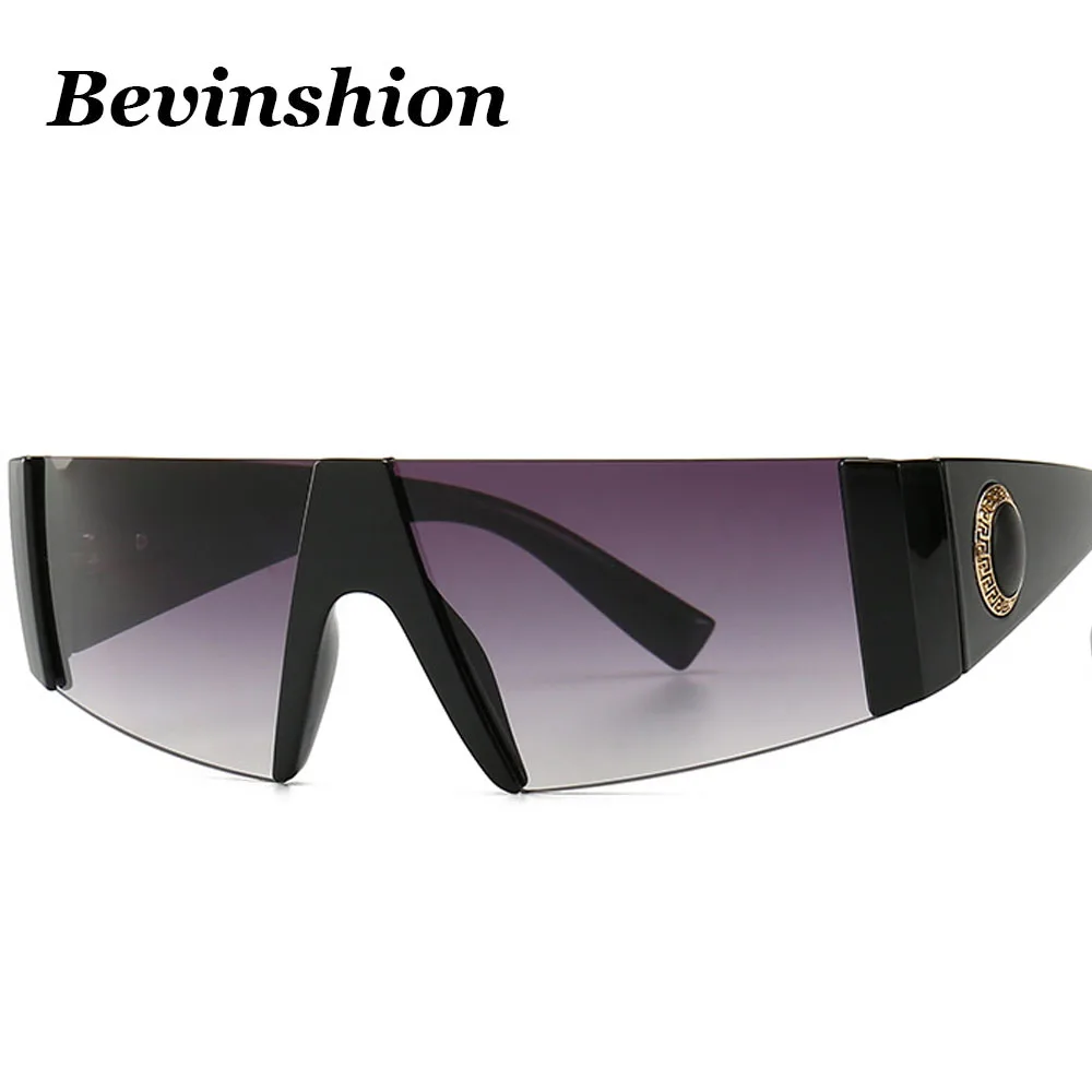 Luxury Brand Design Europe America New 2019 Modern Vintage One Piece Flat Top Sunglasses Trendy Sun Glasses Ladies Oversized 
Luxury Brand Design Europe America New 2019 Modern Vintage One Piece Flat Top Sunglasses Trendy Sun Glasses Ladies Oversized