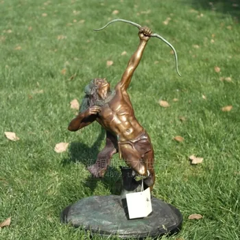 Archery bronze Indians European bronze sculpture handicraft decoration decoration Home Furnishing bronze art world
Archery bronze Indians European bronze sculpture handicraft decoration decoration Home Furnishing bronze art world