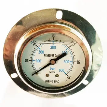 Shanghai Zhengbao YN60ZT 0-60MPa with axial edge seismic / oil / earthquake / shockproof pressure gauge
Shanghai Zhengbao YN60ZT 0-60MPa with axial edge seismic / oil / earthquake / shockproof pressure gauge