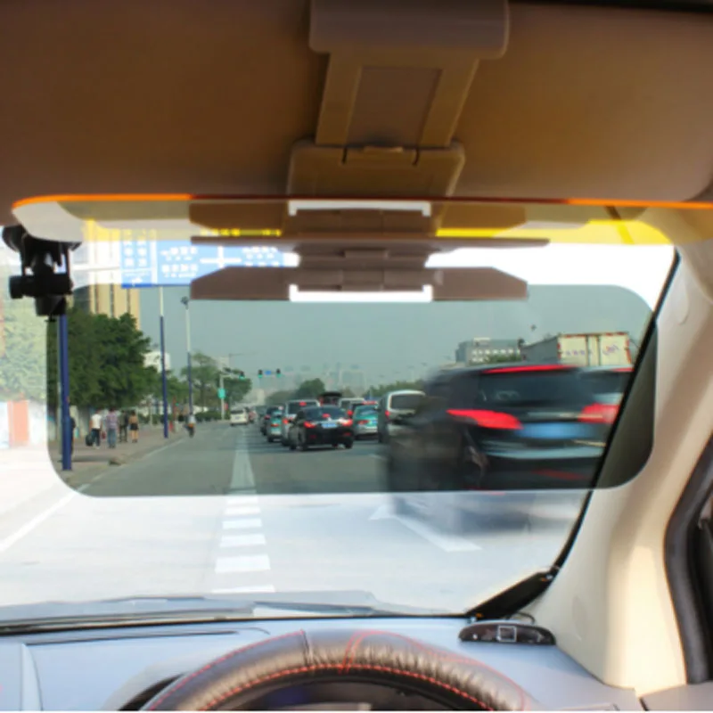 2018 New Car Sun Visor HD Anti-Glare Dazzling Goggle Day Night Vision Driving Mirror UV Fold Flip Down Clear View | Автомобили и