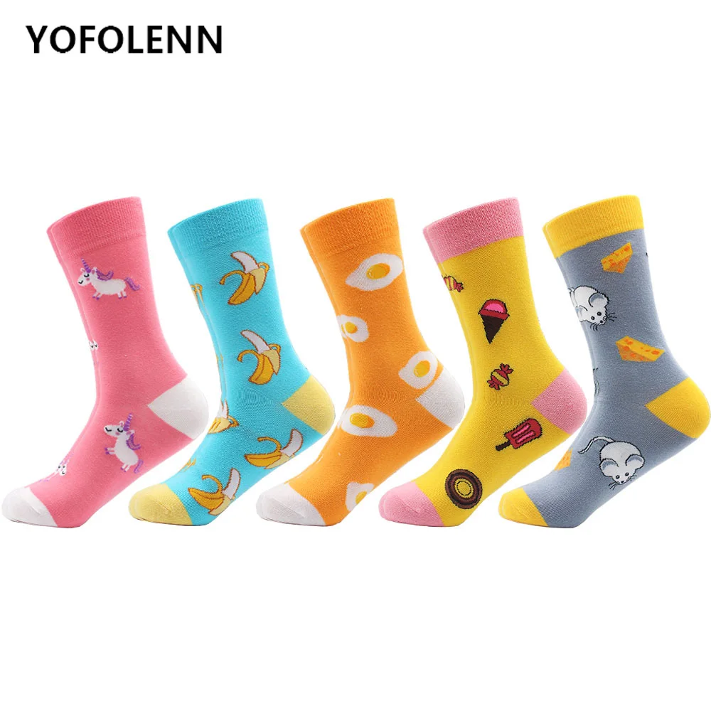5 Pairs/lot 2019 High Quality Combed Cotton Women Socks Set Banana Horse Pattern Long Tube Colored Happy Funny Socks for Girl
5 Pairs/lot 2019 High Quality Combed Cotton Women Socks Set Banana Horse Pattern Long Tube Colored Happy Funny Socks for Girl