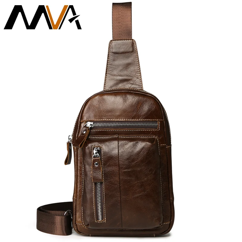 MVA Genuine Leather Men Leather Chest Bag Men Bag Vintage Crossbody Bag for Man Shoulder Bags Casual Belt Chest Waist Pack
MVA Genuine Leather Men Leather Chest Bag Men Bag Vintage Crossbody Bag for Man Shoulder Bags Casual Belt Chest Waist Pack