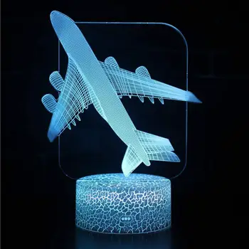 Aircraft Usb Led 3d Light Valentine's Day gift Led Night Light Bedside decorative lamp for children's bedroom 3d Lamp
Aircraft Usb Led 3d Light Valentine's Day gift Led Night Light Bedside decorative lamp for children's bedroom 3d Lamp