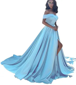 Maxi Party Dresses 2019 New Plus Size Banquet Off Shoulder Formal Dress Elegant Fit And Flare White Dress Bride Maid Split Dress
Maxi Party Dresses 2019 New Plus Size Banquet Off Shoulder Formal Dress Elegant Fit And Flare White Dress Bride Maid Split Dress