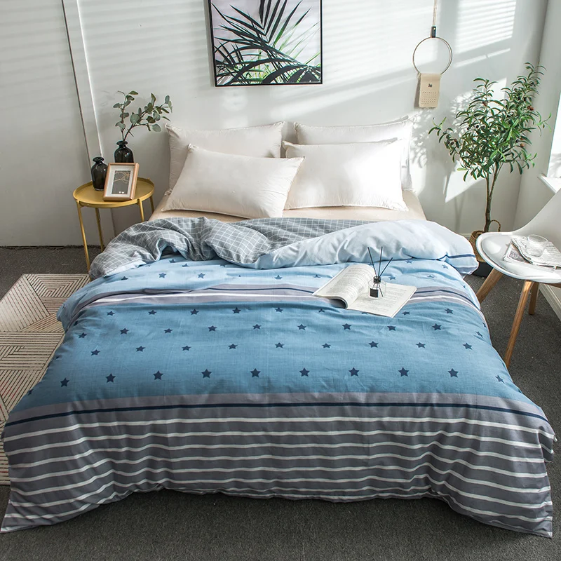 Blue Cartoon Pattern Duvet Cover Cotton Fabric Pastoral Home Bedding Sets Duvet Covers 1 Pcs Size 160x210cm 180x220cm 200x230cm
Blue Cartoon Pattern Duvet Cover Cotton Fabric Pastoral Home Bedding Sets Duvet Covers 1 Pcs Size 160x210cm 180x220cm 200x230cm