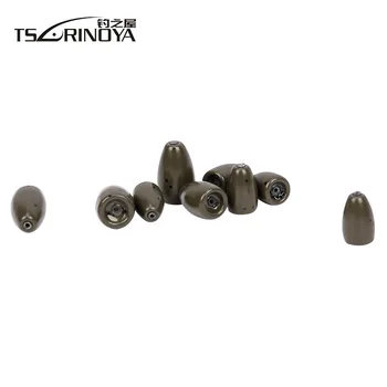 TSURINOYA 7g Tungsten Steel Bullet Fishing Lead Sinkers Fishing Accessory Drop Shot Mould For Texas Rig With Hose Lead Sinkers
TSURINOYA 7g Tungsten Steel Bullet Fishing Lead Sinkers Fishing Accessory Drop Shot Mould For Texas Rig With Hose Lead Sinkers