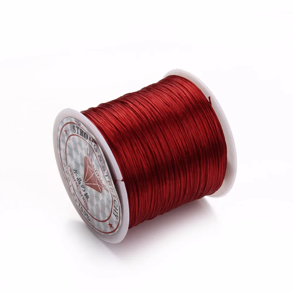 LOULEUR 1 Rolls/lot 10 Colors Elastic Cords Stretch Beading Wire/Cord/String/Thread for DIY Bracelets Jewelry Making Materials LOULEUR 1 Rolls/lot 10 Colors Elastic Cords Stretch Beading Wire/Cord/String/Thread for DIY Bracelets Jewelry Making Materials