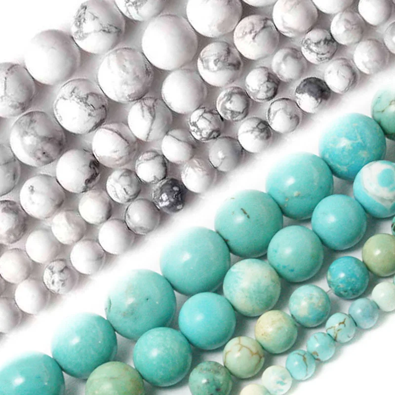Free Shipping 4MM 6MM 8MM 10MM Natural White and Sky Blue Howlite Stone Beads For Bracelet Necklace DIY Jewelry
Free Shipping 4MM 6MM 8MM 10MM Natural White and Sky Blue Howlite Stone Beads For Bracelet Necklace DIY Jewelry