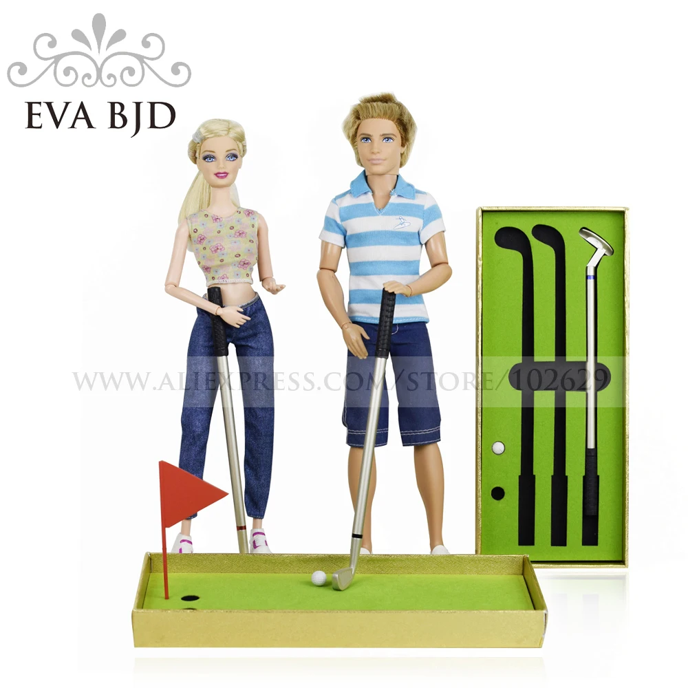 3 tyeps of 20cm Golf Club + 2 Gift Ball ( Golf Set ) Ball pen toy for 28cm 30cm doll 1/6 BJD Doll Sport Game Set EVA BJD DBP001
3 tyeps of 20cm Golf Club + 2 Gift Ball ( Golf Set ) Ball pen toy for 28cm 30cm doll 1/6 BJD Doll Sport Game Set EVA BJD DBP001