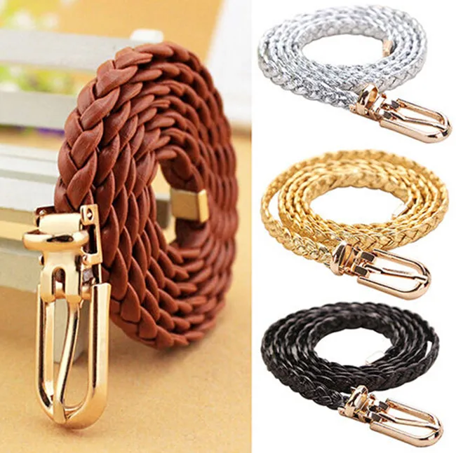 1 Pc 2019 New Fashion Solid PU Leather Buckle Strap Waistband Braided Narrow Thin Waist Belt Women Girls Female Belt Accessories
1 Pc 2019 New Fashion Solid PU Leather Buckle Strap Waistband Braided Narrow Thin Waist Belt Women Girls Female Belt Accessories