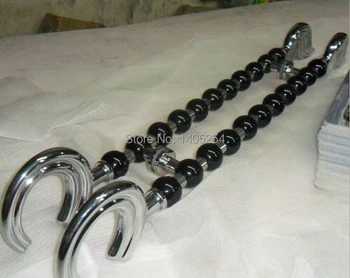 High Quality Luxury Design Stainless Steel Glass Door Handle Black Crystal handles 
High Quality Luxury Design Stainless Steel Glass Door Handle Black Crystal handles