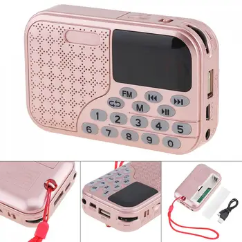 E55 Portable Radio Mini Audio Card Speaker FM Radio with USB Charger 3.5mm Headphone Jack for Home / Outdoor High Quality
E55 Portable Radio Mini Audio Card Speaker FM Radio with USB Charger 3.5mm Headphone Jack for Home / Outdoor High Quality