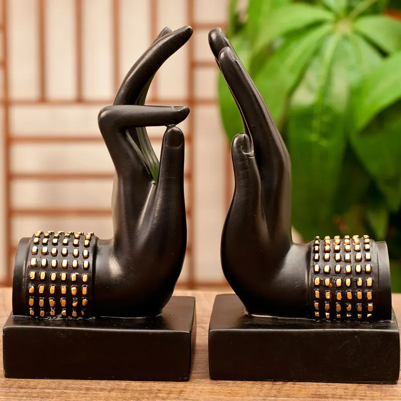 Handmade Black Creative Vintage Buddha Hand Decorative Book Ends Bookends Book Holder Crafts Ornaments Home Decoration L3268
Handmade Black Creative Vintage Buddha Hand Decorative Book Ends Bookends Book Holder Crafts Ornaments Home Decoration L3268
