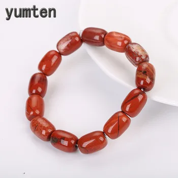 YUMTEN Red Jasper Crystal Bucket Beads Bracelet Pierre Naturelle Femme Genuine Jade Nomination Gift Bracelets Mens Charm Healing
YUMTEN Red Jasper Crystal Bucket Beads Bracelet Pierre Naturelle Femme Genuine Jade Nomination Gift Bracelets Mens Charm Healing