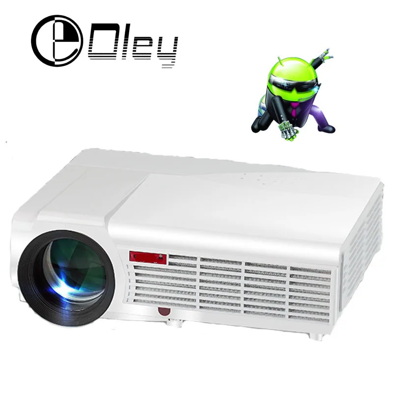 Led96 5500 люмен Android 4.4 1080 P Wi-Fi светодиодный проектор Full HD 3D домашний кинотеатр