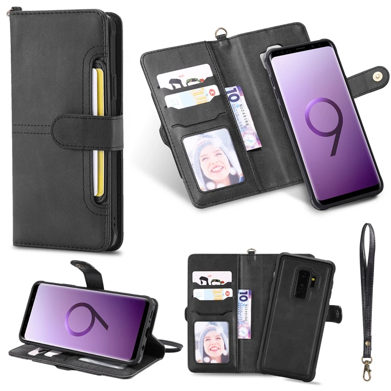 Real Leather Wallet Case For Samsung Galaxy S9 Plus Case Magnetic Multifunction Zipper Case For Samsung Galaxy S9 Plus Cover
Real Leather Wallet Case For Samsung Galaxy S9 Plus Case Magnetic Multifunction Zipper Case For Samsung Galaxy S9 Plus Cover