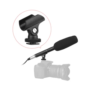Andoer MF-260 Super Uni-ultra Interview Microphone+6M Audio Cable 2pcs Microphone Holders for DSLR Camera Camcorder Loudspeaker
Andoer MF-260 Super Uni-ultra Interview Microphone+6M Audio Cable 2pcs Microphone Holders for DSLR Camera Camcorder Loudspeaker