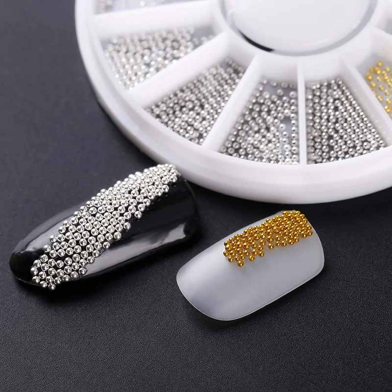 4 Colors/Box Steels Beads Studs For Nails Metal Caviar Design Wheel Charms 3D Decorations Nail Art Supplies
4 Colors/Box Steels Beads Studs For Nails Metal Caviar Design Wheel Charms 3D Decorations Nail Art Supplies