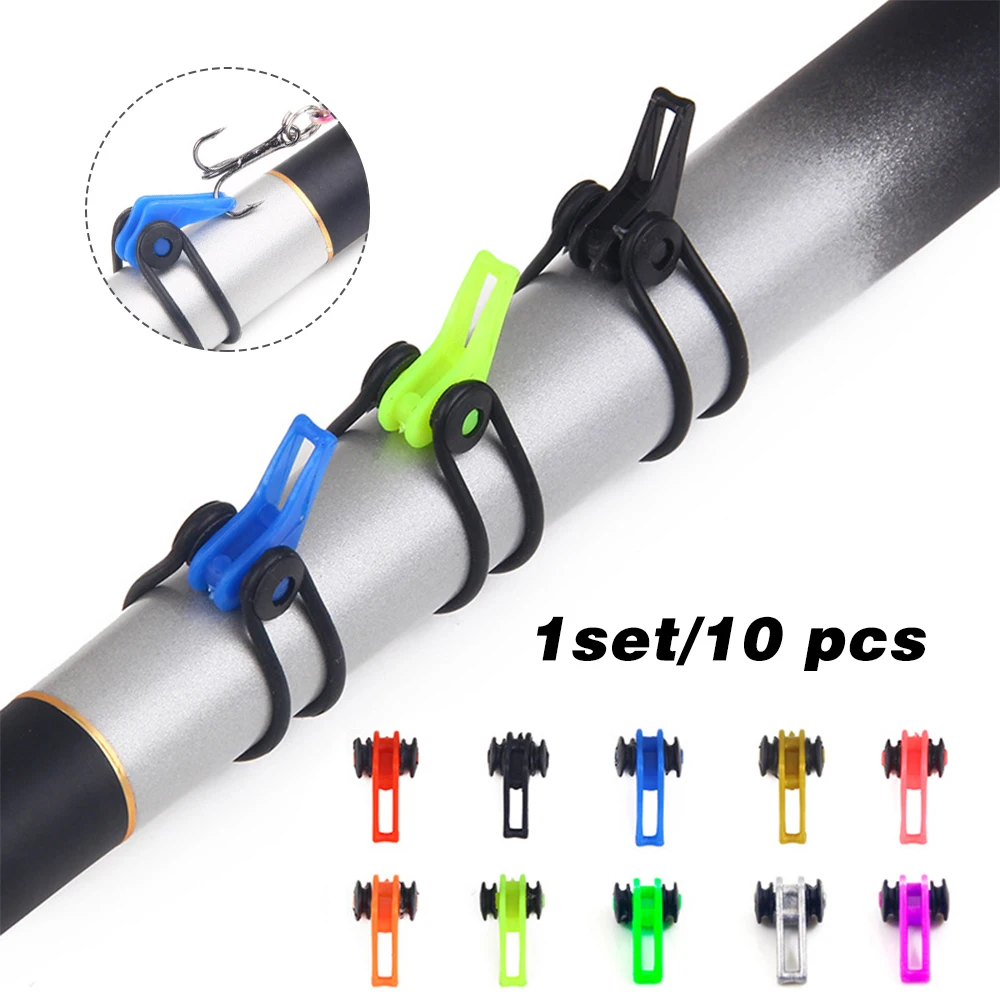 10Pcs/Set Plastic Fishing Hook Secure Keeper Holder Lure Accessories Multicolor Fishing Lures Bait Safety Holder Fishing Tackle
10Pcs/Set Plastic Fishing Hook Secure Keeper Holder Lure Accessories Multicolor Fishing Lures Bait Safety Holder Fishing Tackle
