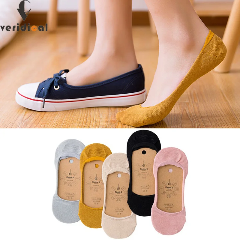 VERIDICAL 5 pairs/lot invisible sock woman cotton mesh meias feminino non-slip breathable seamless Sock Slippers summer socks
VERIDICAL 5 pairs/lot invisible sock woman cotton mesh meias feminino non-slip breathable seamless Sock Slippers summer socks