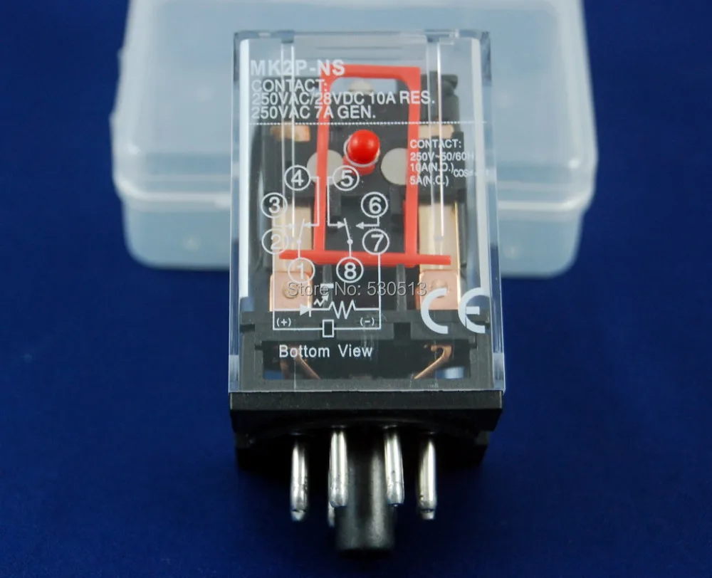 1pc Fits MK2P-NS General Purpose Relay DC 48V coil 10A 8 Pin with testing button and Indicator
1pc Fits MK2P-NS General Purpose Relay DC 48V coil 10A 8 Pin with testing button and Indicator