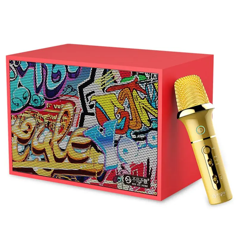 Sk500 Bluetooth Speaker With Wireless Microphone Karaoke Speaker Wireless Stereo Home Party Super Speaker Box(Us Plug)
Sk500 Bluetooth Speaker With Wireless Microphone Karaoke Speaker Wireless Stereo Home Party Super Speaker Box(Us Plug)