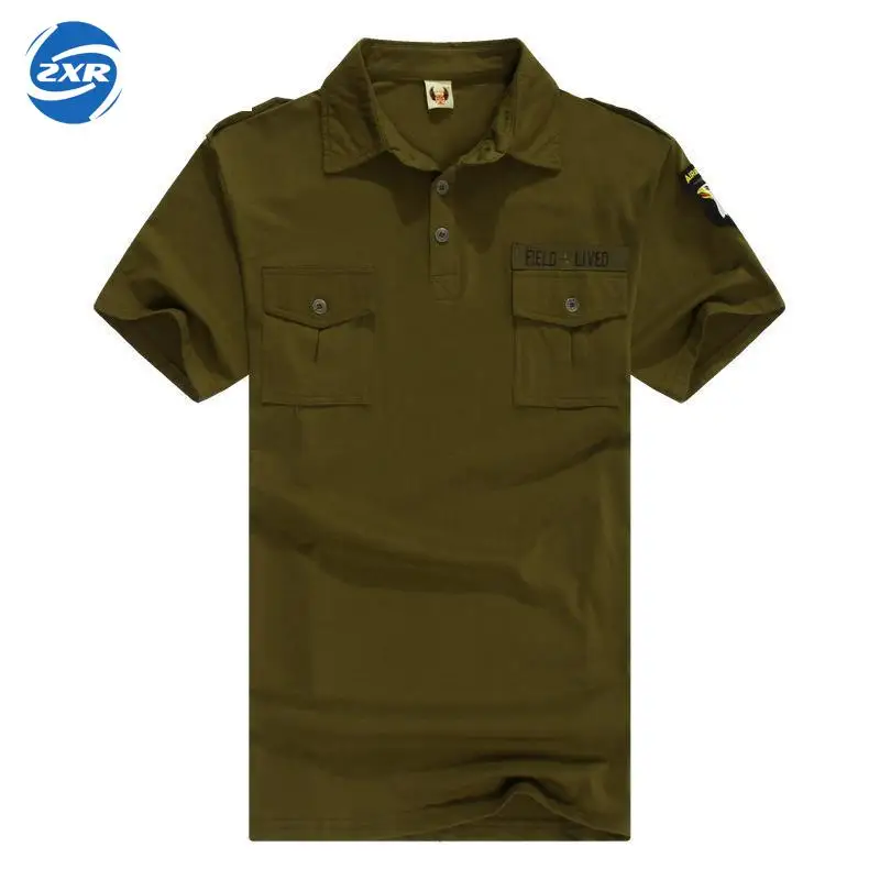 New Men Camping Camouflage Outdoor Wear Lapel Cotton Short Sleeve T-shirt Training Tactical Men's High Quality Hiking T-shirt
New Men Camping Camouflage Outdoor Wear Lapel Cotton Short Sleeve T-shirt Training Tactical Men's High Quality Hiking T-shirt