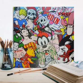 Pop art painting comics art on canvas,acrylic hand-made painting,wall pictures for living room home decor wall Micky decoratior
Pop art painting comics art on canvas,acrylic hand-made painting,wall pictures for living room home decor wall Micky decoratior