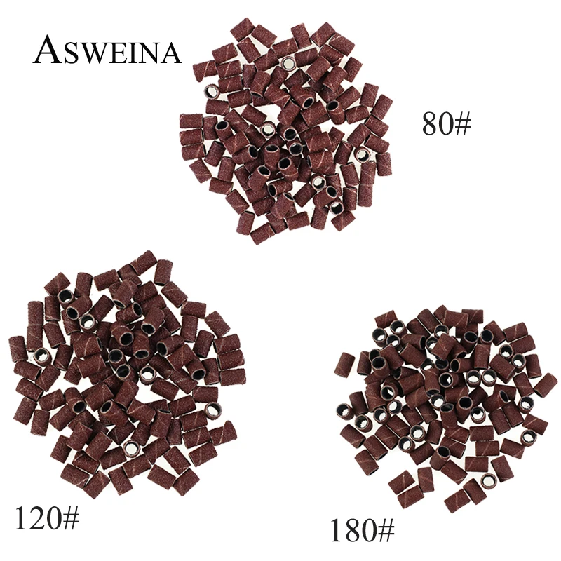 ASWEINA 100pcs Nail Art Sanding Bands Electric Drill Bits Accessories Sandcloth Refillable Sanding Sleeves Replacement Nail Tool
ASWEINA 100pcs Nail Art Sanding Bands Electric Drill Bits Accessories Sandcloth Refillable Sanding Sleeves Replacement Nail Tool
