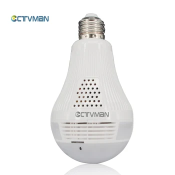 CTVMAN Panoramic Bulb Camera 1080P Full HD 2mp 360 Degree Fisheye Wi-fi Wireless LED Light lamp IP P2P E27 Dome VR Security Cam 
CTVMAN Panoramic Bulb Camera 1080P Full HD 2mp 360 Degree Fisheye Wi-fi Wireless LED Light lamp IP P2P E27 Dome VR Security Cam