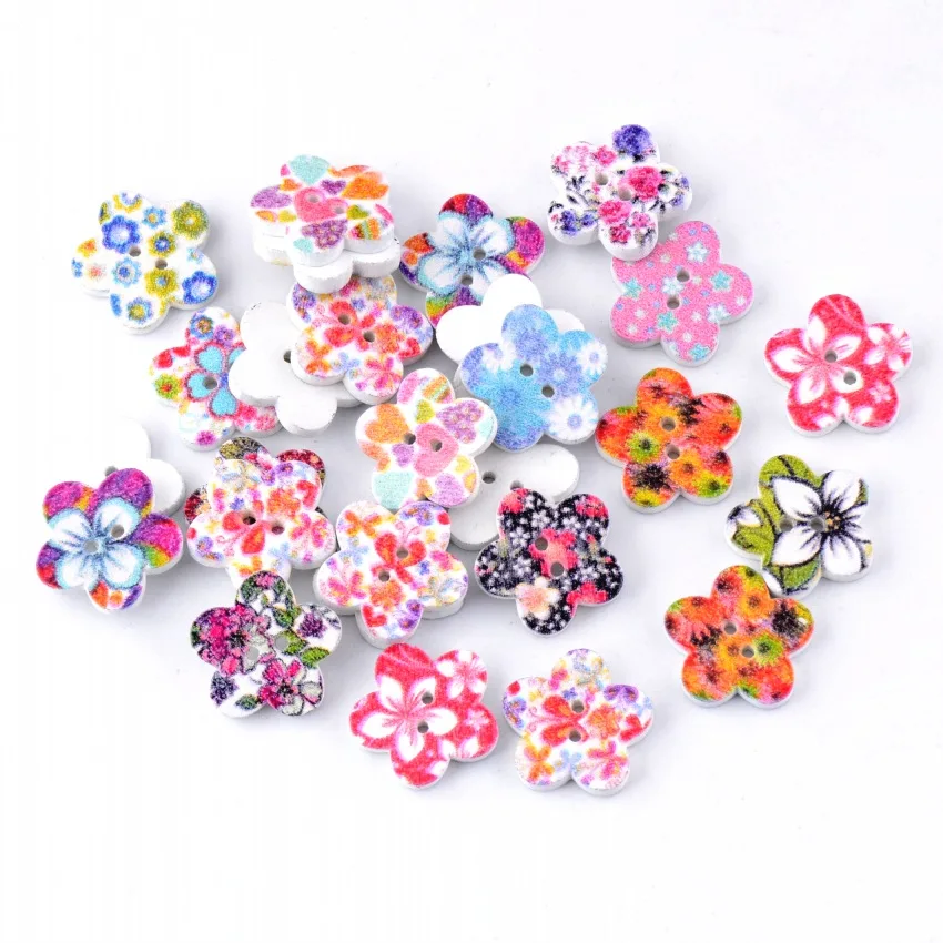 Free Shipping Retail 20Pcs Randomly Mixed Multicolor Flower 2 Holes Wood Painting Sewing Buttons Scrapbooking 17x17mm
Free Shipping Retail 20Pcs Randomly Mixed Multicolor Flower 2 Holes Wood Painting Sewing Buttons Scrapbooking 17x17mm