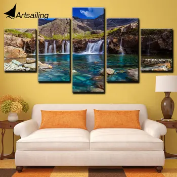 HD print 5 Piece canvas painting waterfall painting scenery print wall art pictures art for livingroom home decor F2259 
HD print 5 Piece canvas painting waterfall painting scenery print wall art pictures art for livingroom home decor F2259
