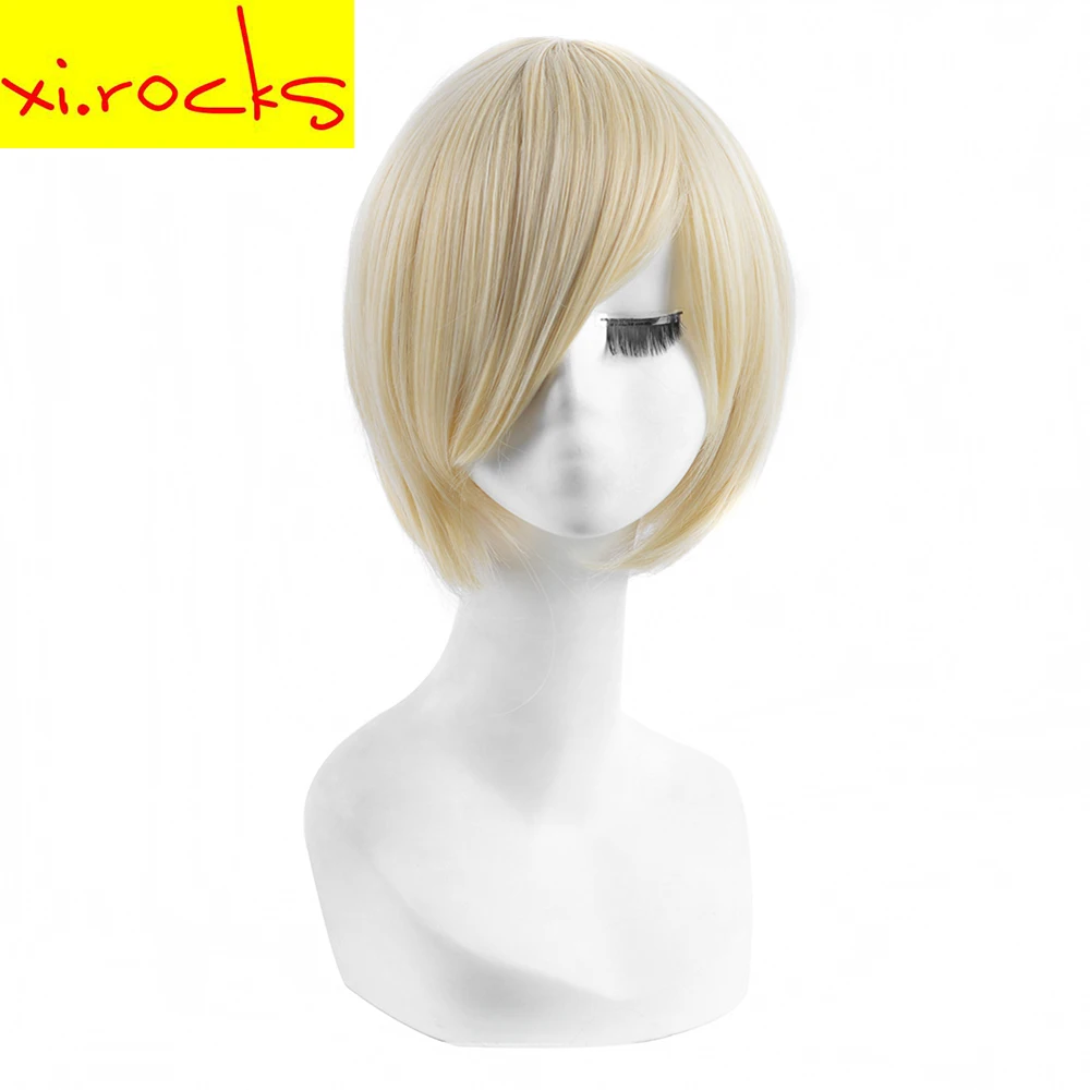 3075 Xi.rocks Short Straight Synthetic Party Cosplay High Temperature Fiber Light Golden Blonde Bob Wigs For Child And Adults
3075 Xi.rocks Short Straight Synthetic Party Cosplay High Temperature Fiber Light Golden Blonde Bob Wigs For Child And Adults
